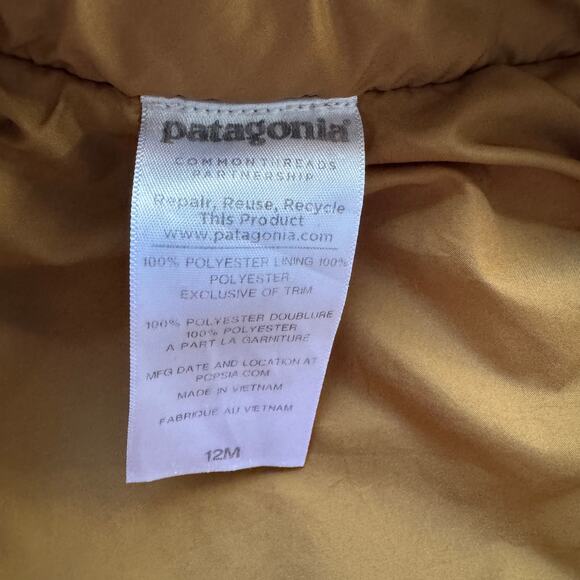 Patagonia Vest Jacket Baby 12M Sherpa Deep Pile Retro X Fleece‎ Outdoors Hiking - Picture 5 of 5